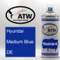 Preview: Hyundai, Medium Blue, DE: 400ml Sprühdose, von ATW Autoteile West.